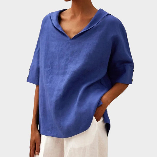 Aureva - Elegant Oversized Blus